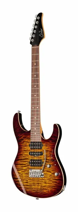 Suhr Modern Plus PF HSH BNGB widziana od przodu