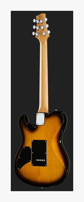 Suhr Oso 2-Tone Tobacco Burst, profil boczny korpusu