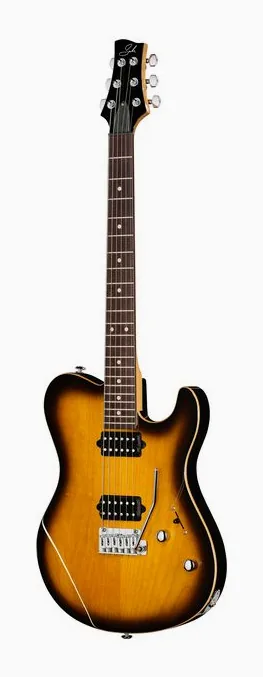 Suhr Oso 2-Tone Tobacco Burst z bliska od przodu