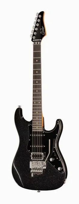 Suhr Pete Thorn Custom HSS Graphite widziana od przodu