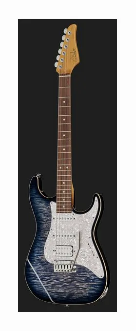 Suhr Standard Plus HSS PF TWB, prog zerowy i pierwsze pozycje na gryfie