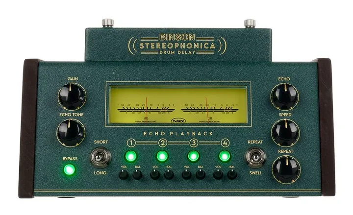 T-Rex Binson Stereophonica, złącza z tyłu urządzenia