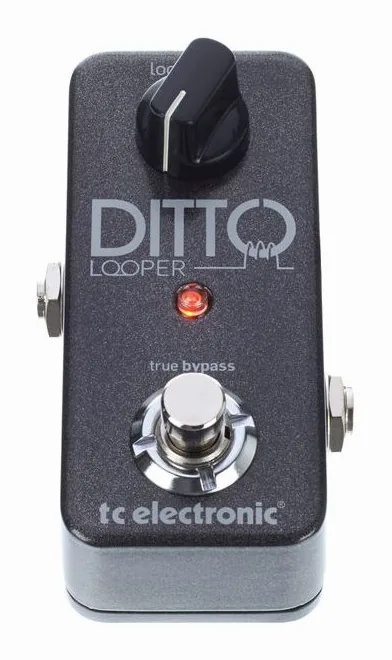 tc electronic Ditto Looper, gałki widziane z góry