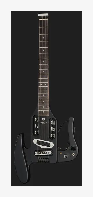 Traveler Guitar Pro Series Mod X - Matte Black, mostek i klucze strojcze