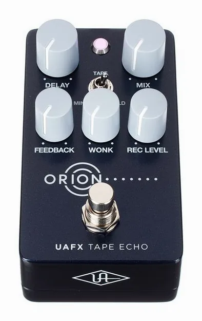 Universal Audio UAFX Orion Tape Echo, grafika panelu górnego