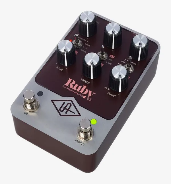 Universal Audio UAFX Ruby '63, wejścia i wyjścia z boku