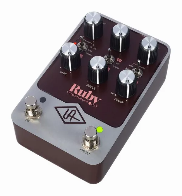 Universal Audio UAFX Ruby '63 widziana od przodu