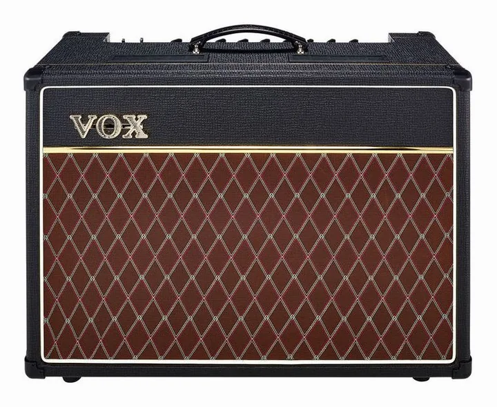 Vox AC15 C1, panel sterowania z bliska