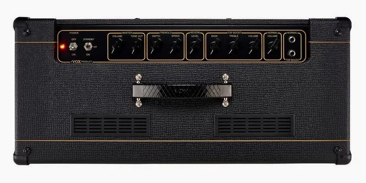Vox AC15 C1, logo i wykończenie panelu przedniego