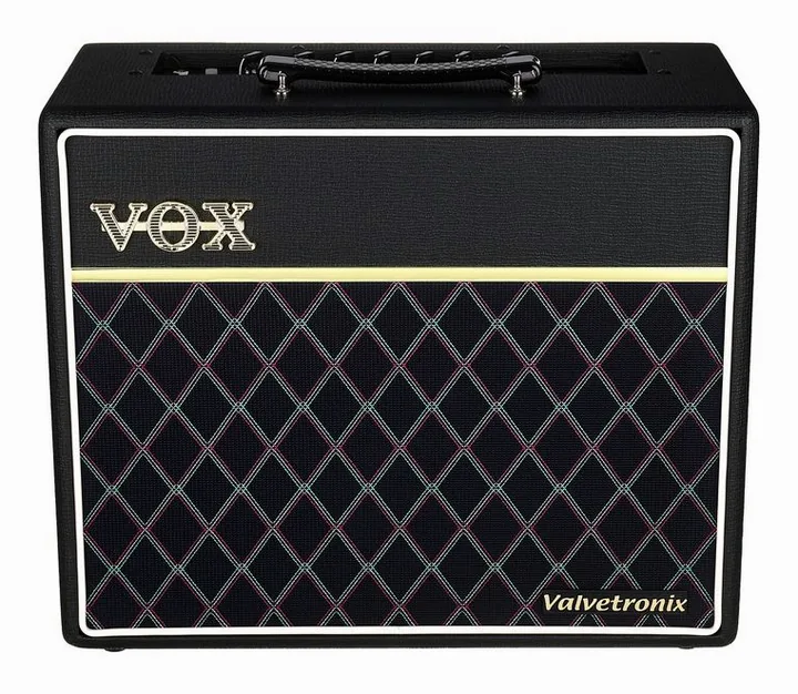 Vox Valvetronix 40 Classic Blue, widok z góry na head