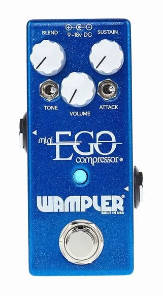 Wampler Mini Ego Compressor, grafika panelu górnego