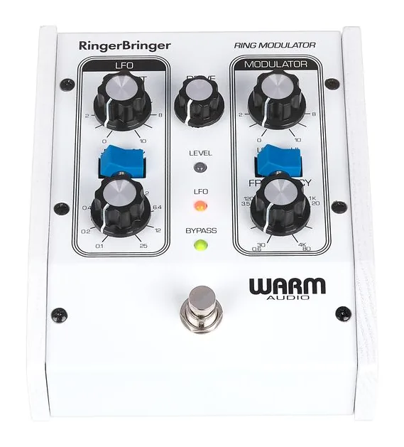 Warm Audio RingerBringer limited White, wejścia i wyjścia z boku