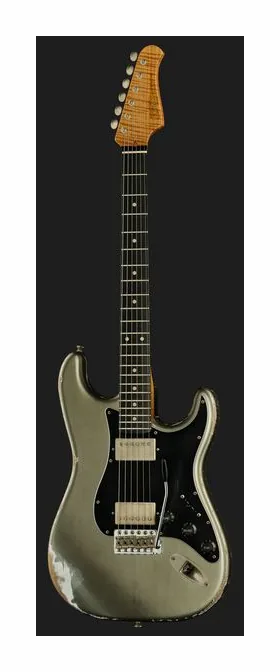 Xotic Guitars XSC-3 Pepper Gray Heavy Aged, korpus i lakier z bliska