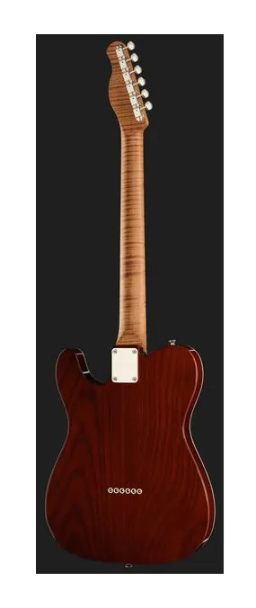Xotic Guitars XTC-TL Black Top Natural Back, mostek i klucze strojcze