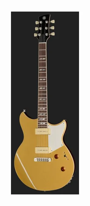 Yamaha Chris Buck RS02CB Honey Gold, przetworniki i gałki regulacji