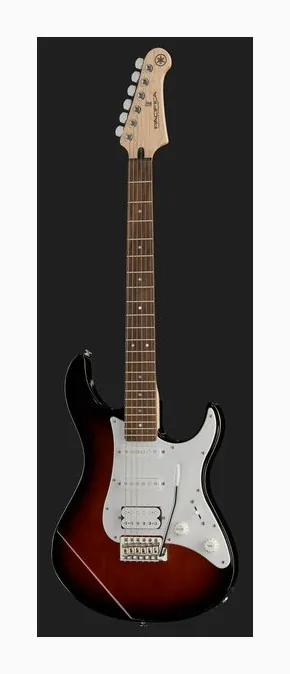 Yamaha Pacifica 112J OVS, główka z kluczami i logo