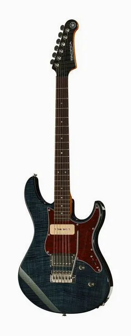 Yamaha Pacifica 611 V FM TBL z bliska od przodu