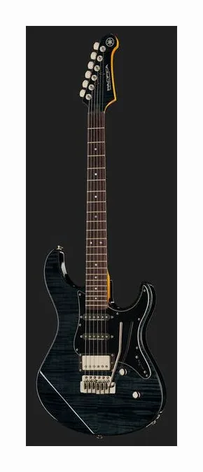 Yamaha Pacifica 612V II FM TBL, korpus i lakier z bliska