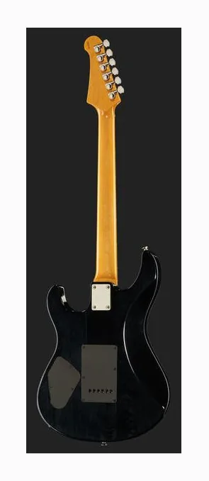 Yamaha Pacifica 612V II FM TBL, korpus i lakier z bliska