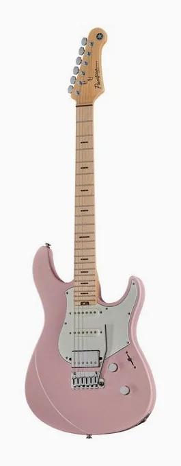 Yamaha Pacifica Std+12 Ash Pink MF widziana od przodu