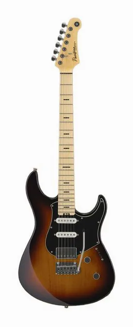 Yamaha Pacifica Std+12M TBS MF z bliska od przodu