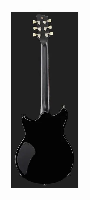 Yamaha Revstar RSE20 Black, główka z kluczami i logo