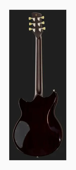 Yamaha Revstar RSS02T Hot Merlot, gryf i podstrunnica z boku