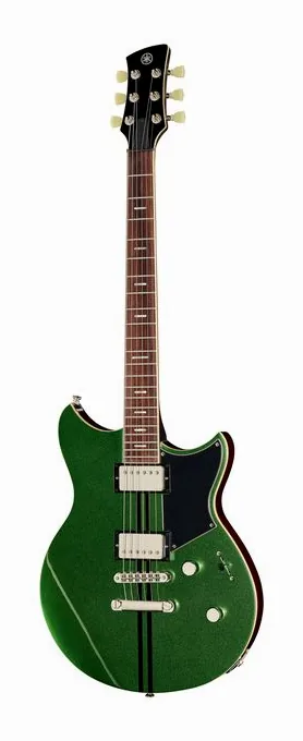 Yamaha Revstar RSS20 Flash Green sfotografowana frontalnie