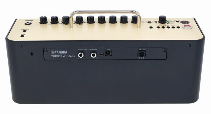 Yamaha THR30IIW Cream, tył ze złączami
